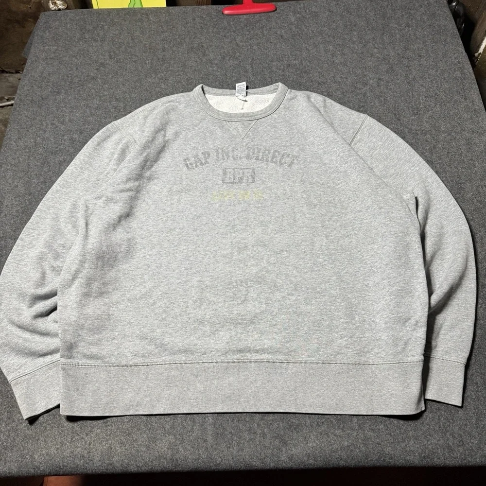 VTG‎ Y2K 2005 GAP RARE College Style Mens Crewneck Size XXL Casual Grunge Indie